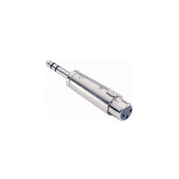 Adaptateur Jack stéréo mâle vers XLR femelle