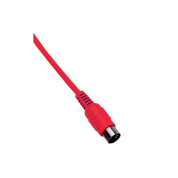 Câble MIDI 0,75 m rouge