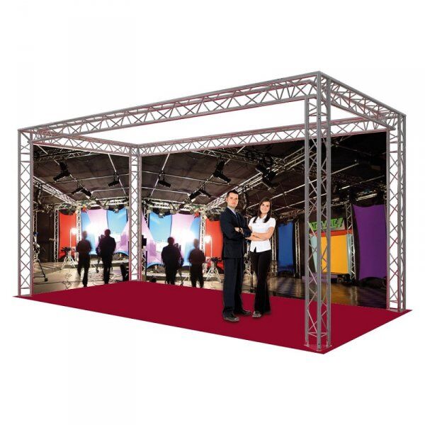 Stand Exposition structure alu triangulaire. 