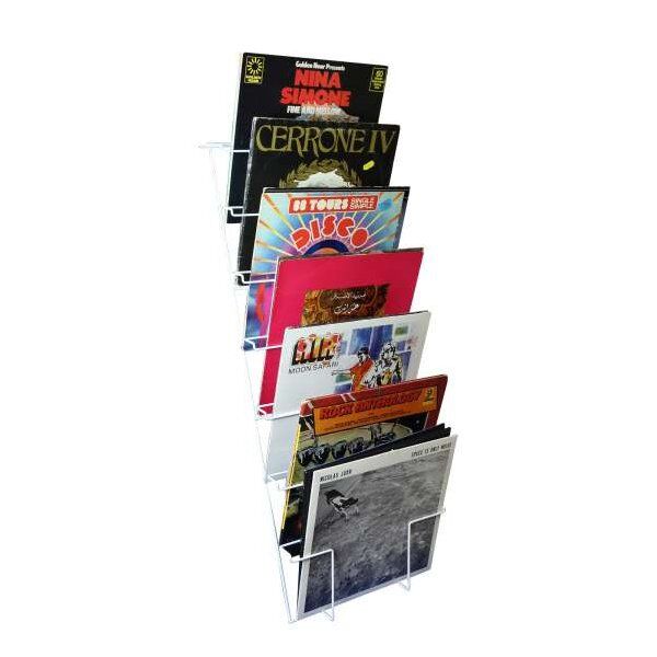 SUPPORT MURAL 60 VINYLES BLANC - VWM 60 WH