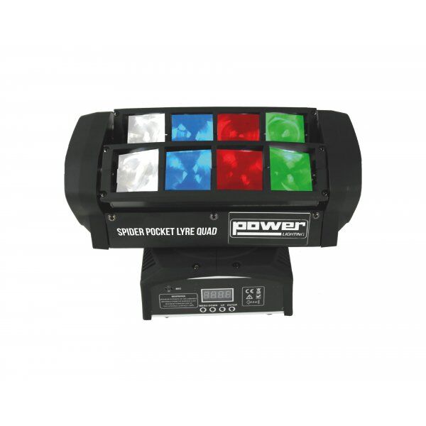 SPIDER POCKET LYRE QUAD Power Lighting
