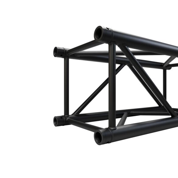 Structure alu carrée 390 charge lourde - 25 cm noire - Contest Stage QUATRO39-025 blk