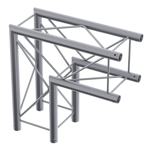 Angle aluminium carré 220 mm 2 directions 50 cm 90° - Contest Stage DECO22Q-AG01