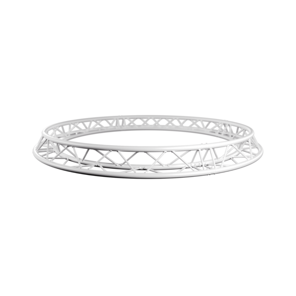Cercle structure alu triangulaire 290 - Ø 3 m blanc - Contest Stage CPT29-300 W