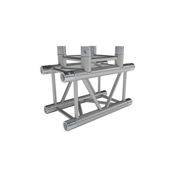 Angle aluminium carré 290 charge lourde 3 directions 90° - Contest Stage QUATRO-A03