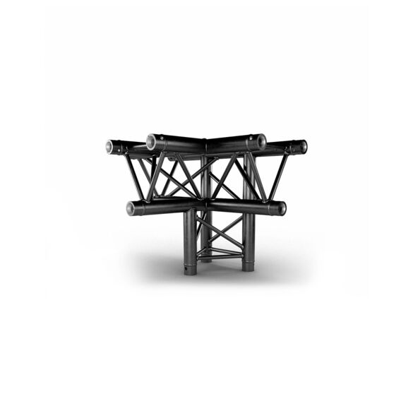 Té 290 mm 4 directions sommet bas noir - Contest Stage AG29-042 blk