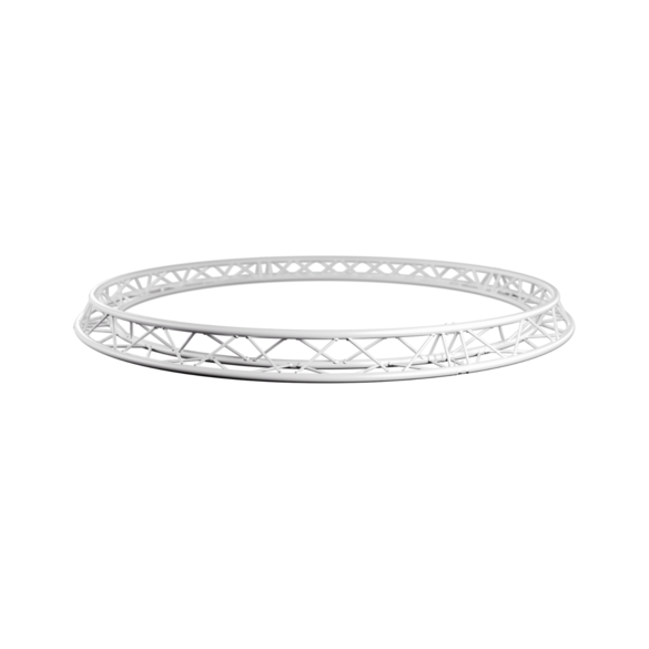 Cercle structure alu triangulaire 290 - Ø 4 m blanc - Contest Stage CPT29-400 W