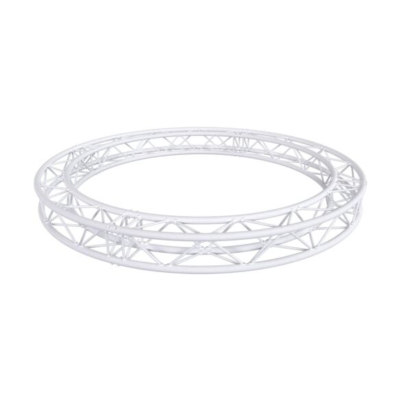 Cercle structure alu carrée 290 - Ø 3 m blanc - Contest Stage CQUA29-300 W