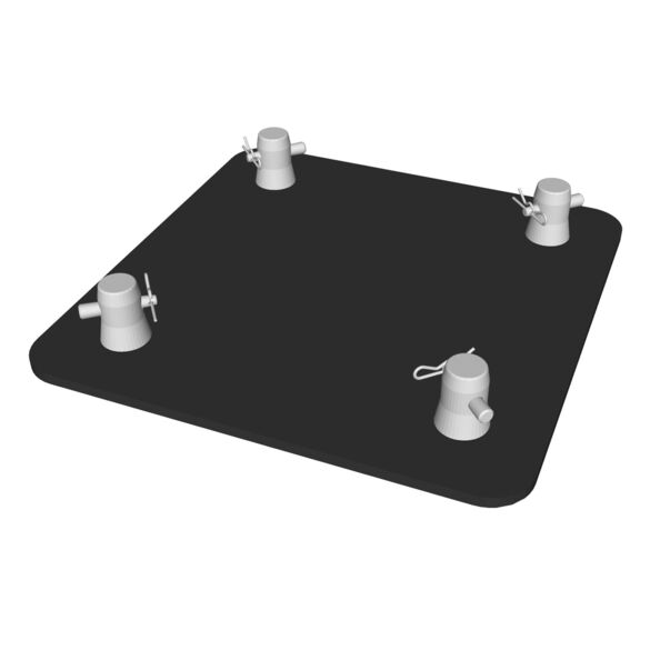 Embase pour structure QUA 290 Avec manchons noir - Contest Stage EMQUA-B1 blk