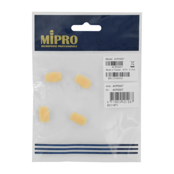 Mipro Lot de 4 Bonnettes pour Micro MU 55