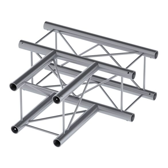 Angle aluminium carré 220 mm 3 directions 90° - Contest Stage DECO22Q-AG03