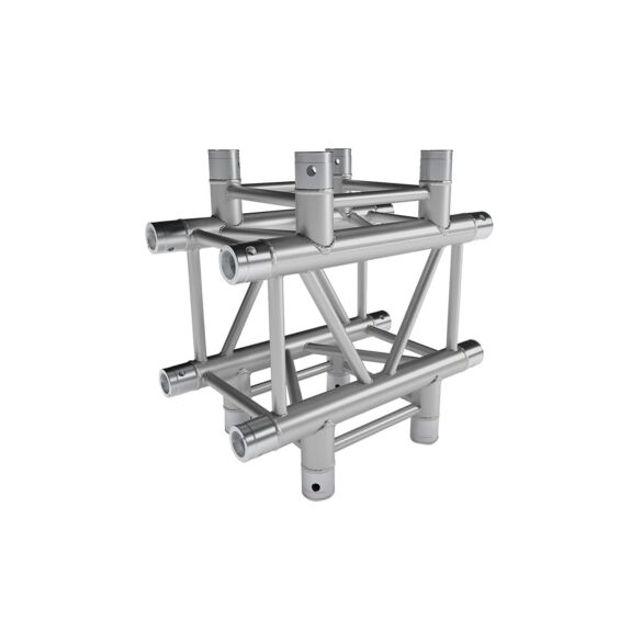 Angle aluminium carré 290 charge lourde 4 directions 90° - Contest Stage QUATRO-A04