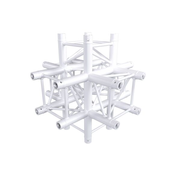 Angle aluminium carré 290 6 directions 90° blanc - Contest Stage AGQUA-08 W