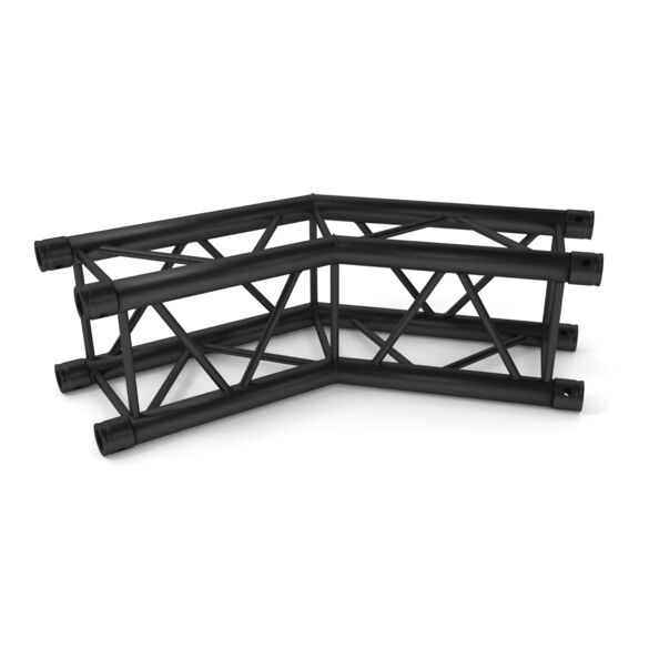 Angle aluminium carré 290 2 directions 50cm 135° noir - Contest Stage AGQUA-04 blk