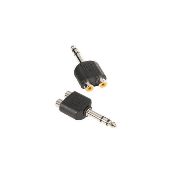 Adaptateur en Y 2 x RCA mono femelle vers Jack stéréo mâle