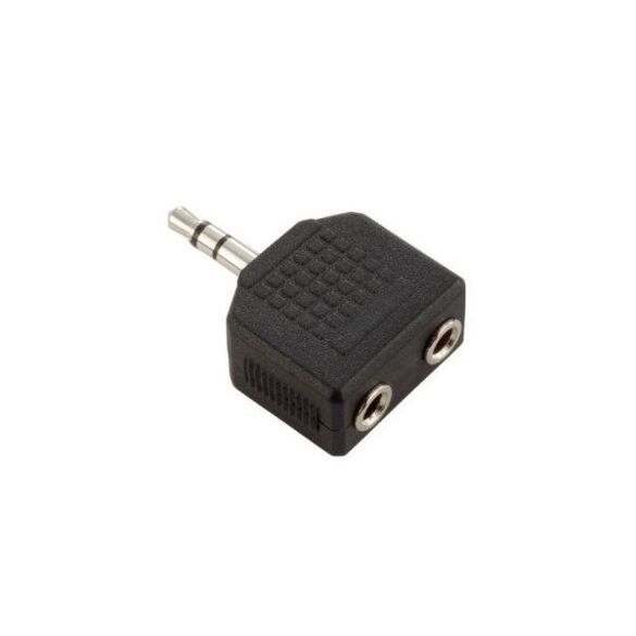 Adaptateur en Y 2 x Mini Jack stéréo vers Mini Jack stéréo mâle