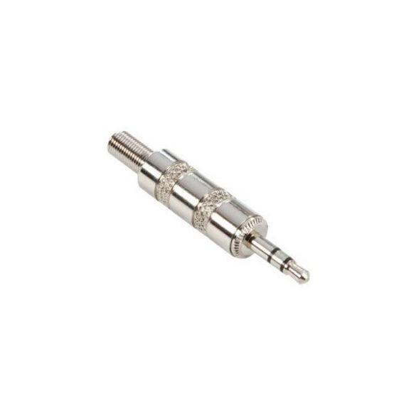 Connecteur Jack 3,5 mm stéréo chrome