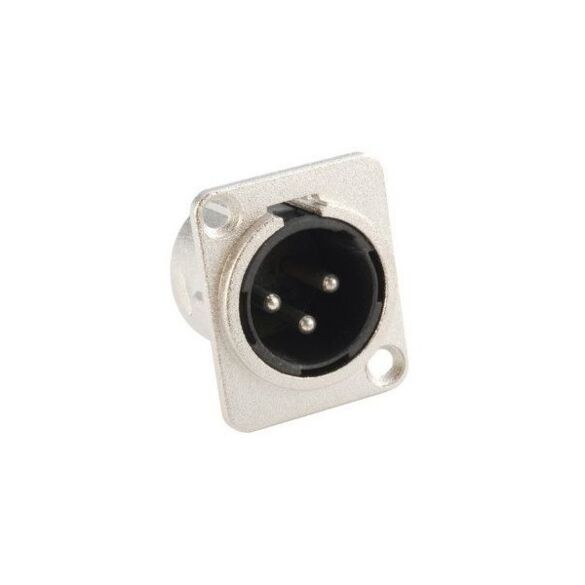 Embase XLR mâle Type-D