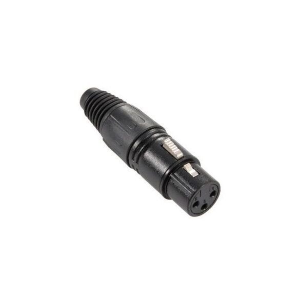Connecteur XLR femelle noir