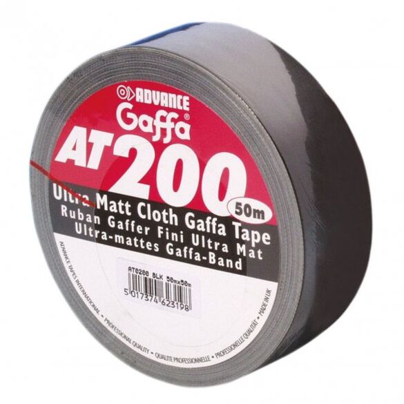 Rouleau Gaffer mat noir AT200