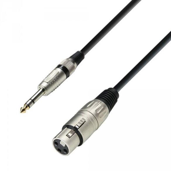 Câble XLR femelle Adam Hall® x Jack TRS |  10mètre