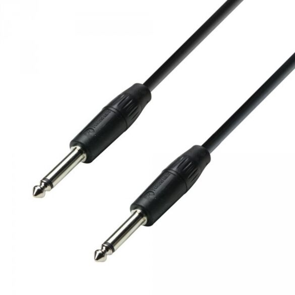 Câble Haut-parleur 2 x 1,5 mm² Jack 6,35 mm mono vers Jack 6,35 mm mono 10 m