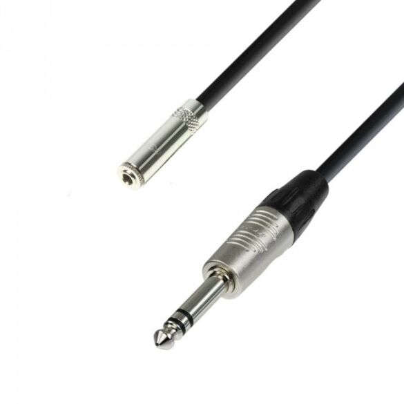 Rallonge Câble Casque Audio Jack stéréo 3,5 mm vers Jack stéréo 6,35 mm 3 m