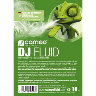 Liquide fumée 10L Caméo DJ FLUID