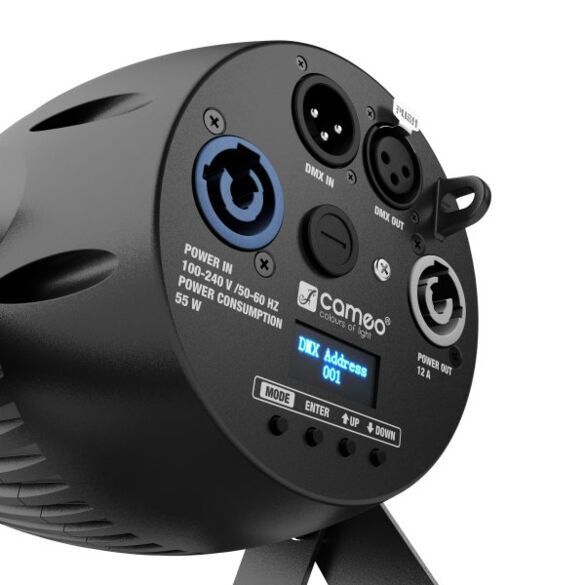 Cameo Q-SPOT 40 TW - Spot compact à LED Tunable White de 40 W, modèle noir