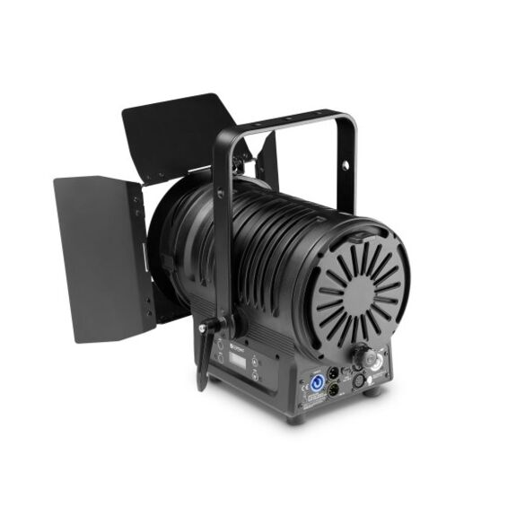 Cameo TS 200 WW - Spot pour théâtre avec lentille de Fresnel et LED blanc chaud 180 W, boîtier noir