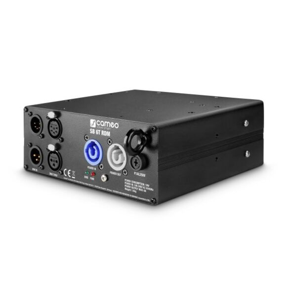 Cameo SB 6 T RDM - Splitter/Booster DMX/RDM 6 canaux (3 et 5 broches)