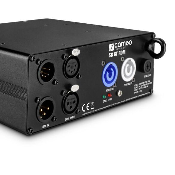 Cameo SB 6 T RDM - Splitter/Booster DMX/RDM 6 canaux (3 et 5 broches)
