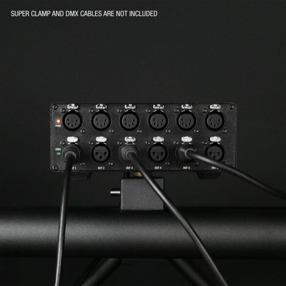Cameo SB 6 T RDM - Splitter/Booster DMX/RDM 6 canaux (3 et 5 broches)