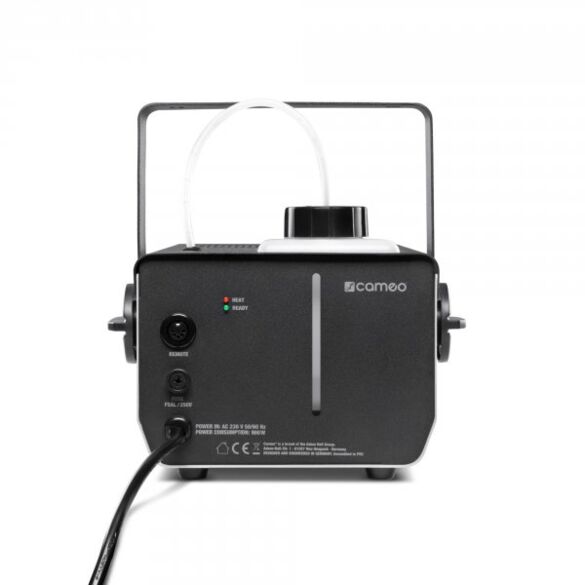 Cameo PHANTOM F3 - Machine à fumée avec puissance de chauffage de 950 W et bidon de liquide à éclairage intérieur