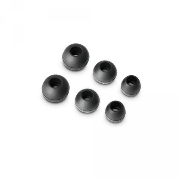 LD Systems IET BLACK - Embouts d'adaptation au diamètre du canal d'oreille pour écouteurs intra-auriculaires, noirs