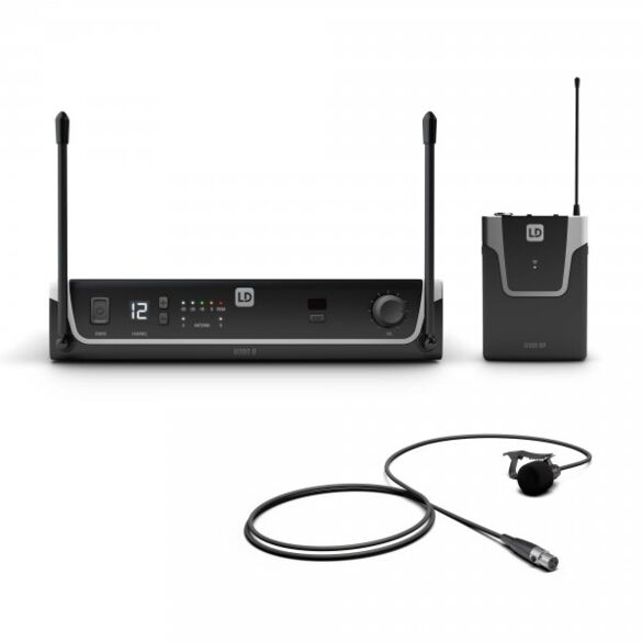 LD Systems U304.7 BPL - Système de Micro sans Fil avec Émetteur Ceinture et Micro Cravate