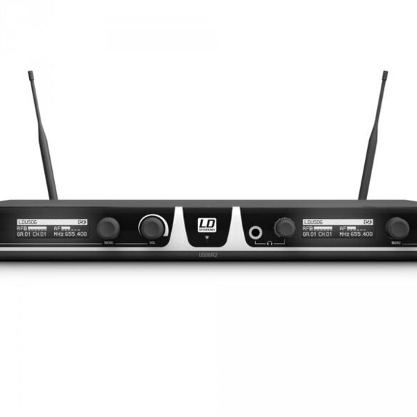 LD Systems U506 BPL 2 - Système de Micro sans Fil avec 2 x Émetteur Ceinture et Micro Cravate