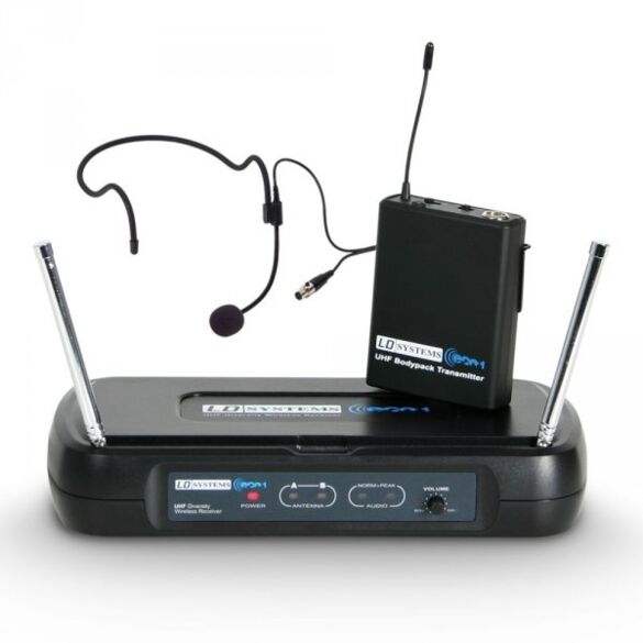 LD Systems ECO 2 BPH B6 I - Système de micro sans fil avec émetteur ceinture et micro serre-tête