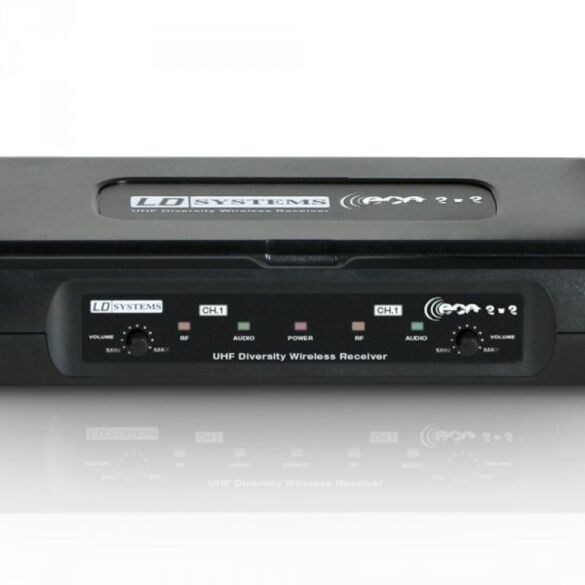 LD Systems ECO 2X2 BPH 2 - Système de Micro sans Fil avec 2 x Émetteur Ceinture et 2 x Micro Serre-tête