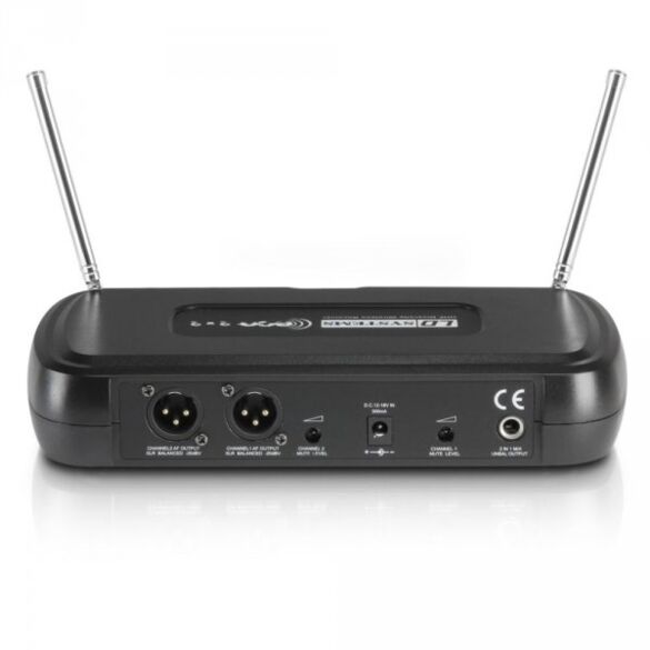 LD Systems ECO 2X2 HHD 2 - Système de Micro sans Fil avec 2 x Micro Main dynamique