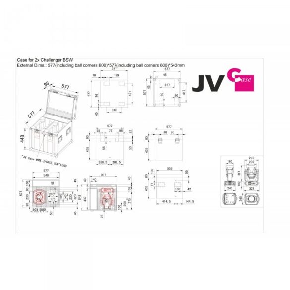 CASE FOR 2xCHALLENGER BSW