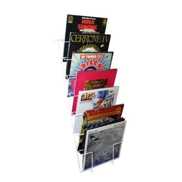 SUPPORT MURAL 60 VINYLES BLANC - VWM 60 WH