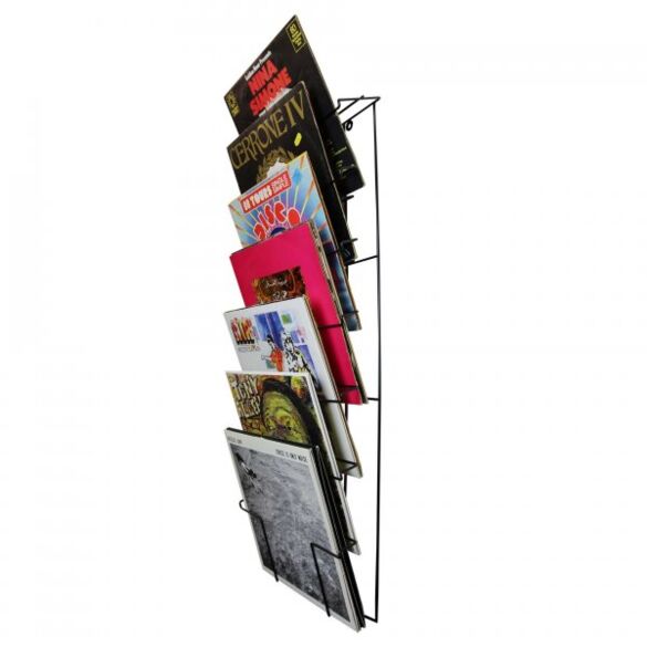 SUPPORT MURAL 60 VINYLES NOIR - VWM 60 BL