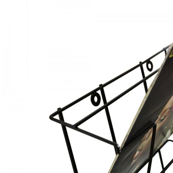 SUPPORT MURAL 60 VINYLES NOIR - VWM 60 BL