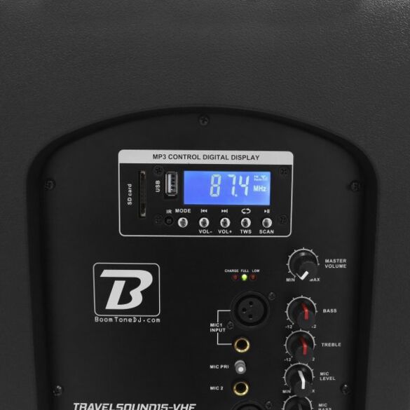 TRAVELSOUND15VHF  BoomTone DJ