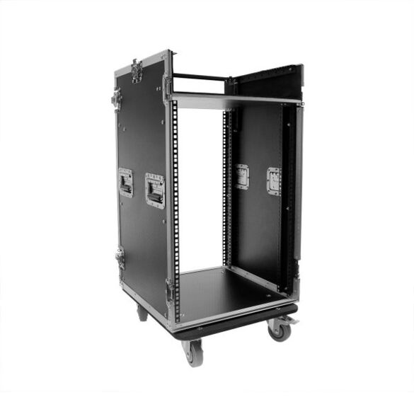 Flight case Mixer/Rack 16U roller