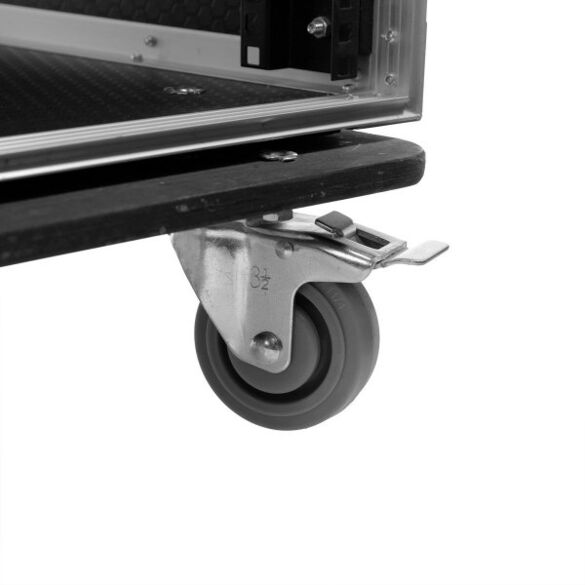 Flight case Mixer/Rack 16U roller