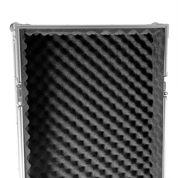 Flight case Rack 12U roller
