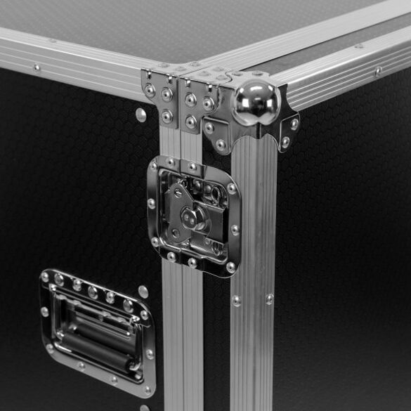 Flight case Rack 12U roller