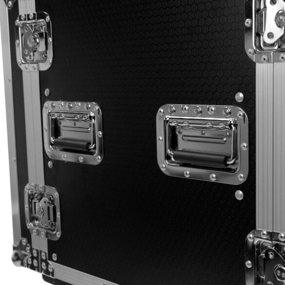 Flight case Rack 12U roller